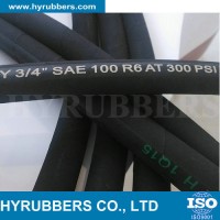 Flexible SAE 100 R3/R6 Standard Fiber Braided Rubber Hose